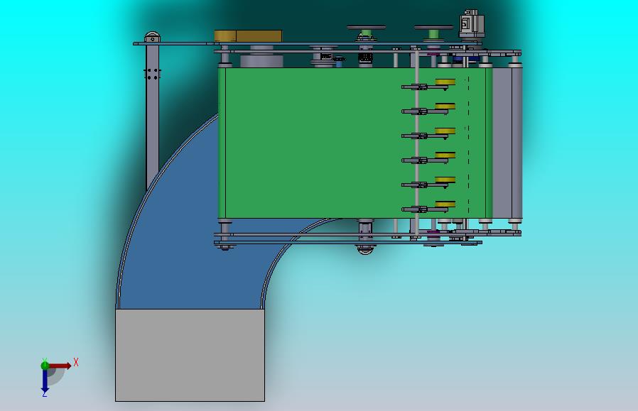 平切后鱼鳞收集平台