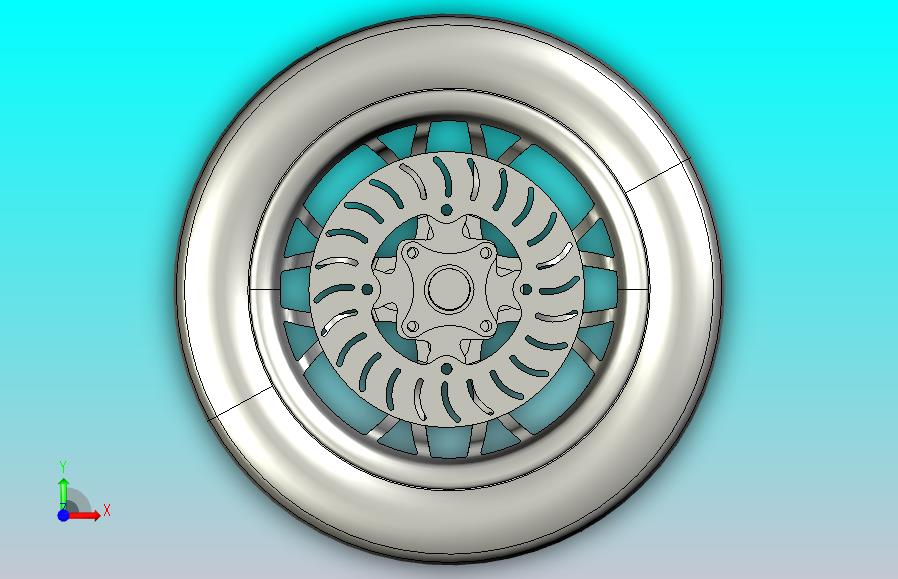 学生方程式赛车车轮总成