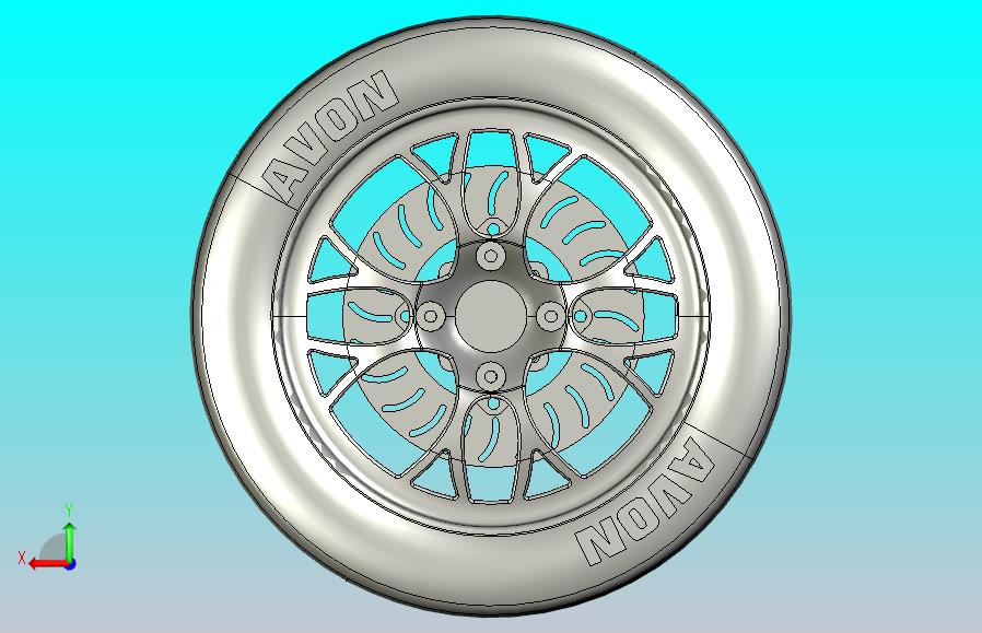 学生方程式赛车车轮总成