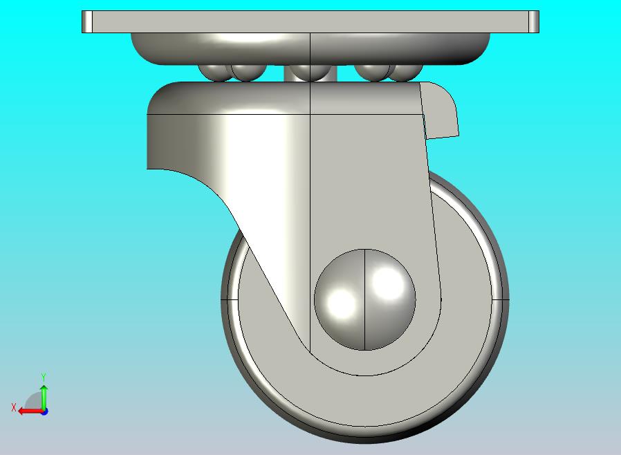 脚轮-脚轮-RODA-1英寸
