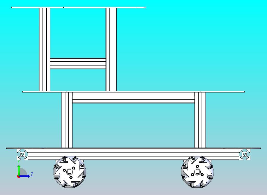 轮式机器人底座