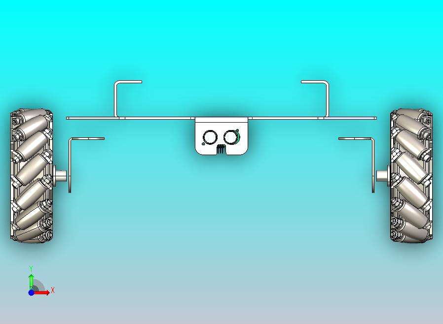 麦克纳姆轮全方位行走机器人底盘