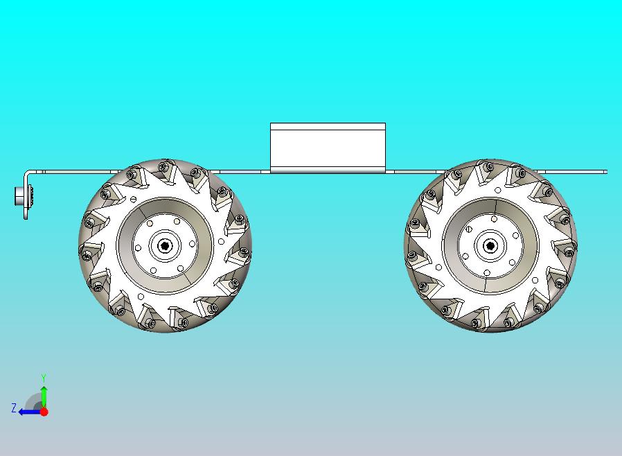 麦克纳姆轮全方位行走机器人底盘