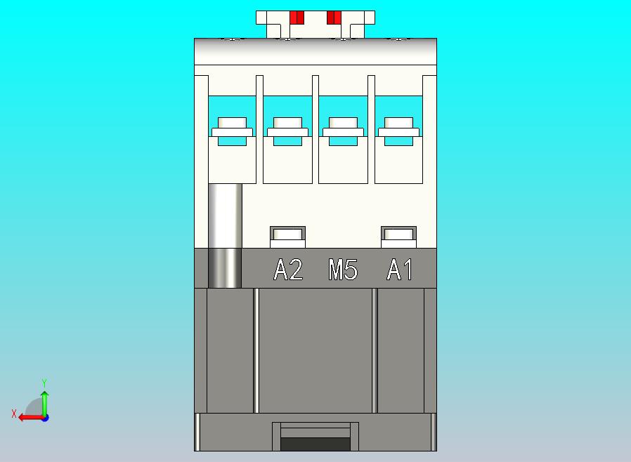 交流接触器模型图 