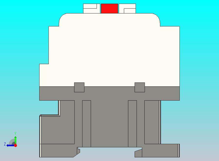 交流接触器模型图 