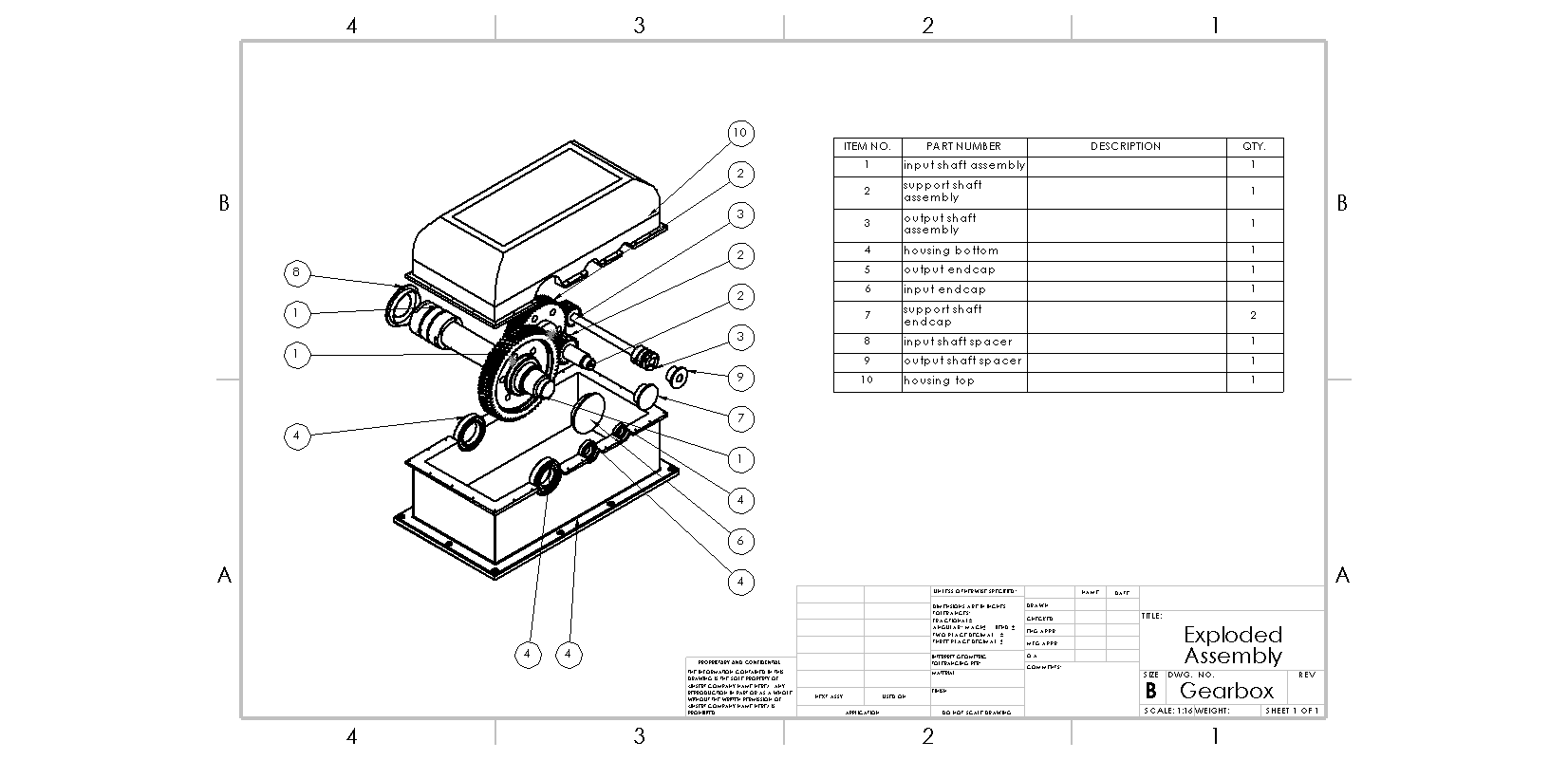 发电机的齿轮箱