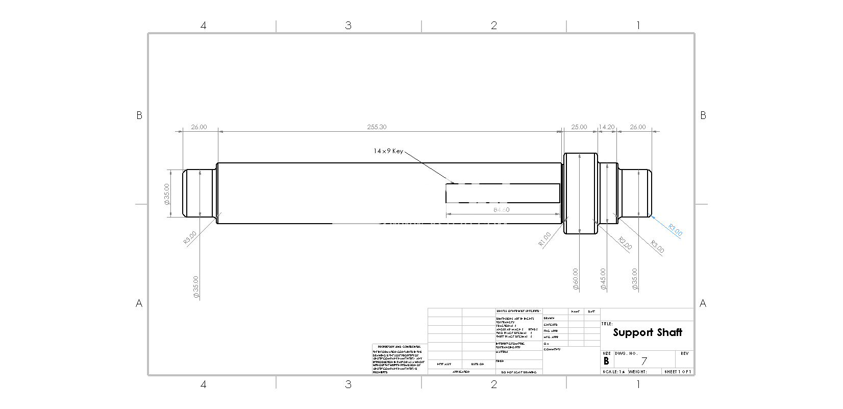 发电机的齿轮箱