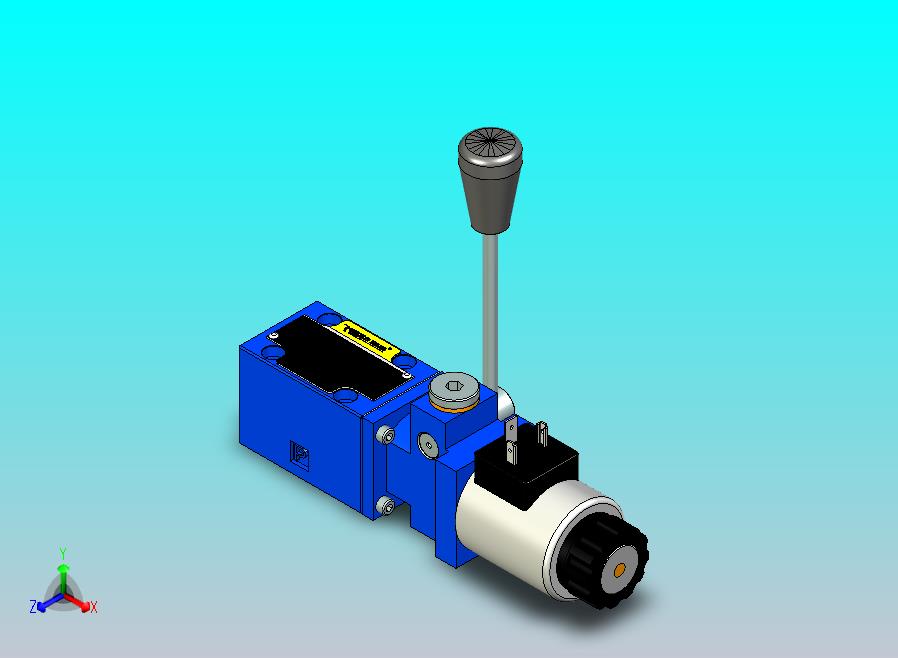 4WEMM6-6XJ电磁手动换向阀（二位阀过渡盖在B端）