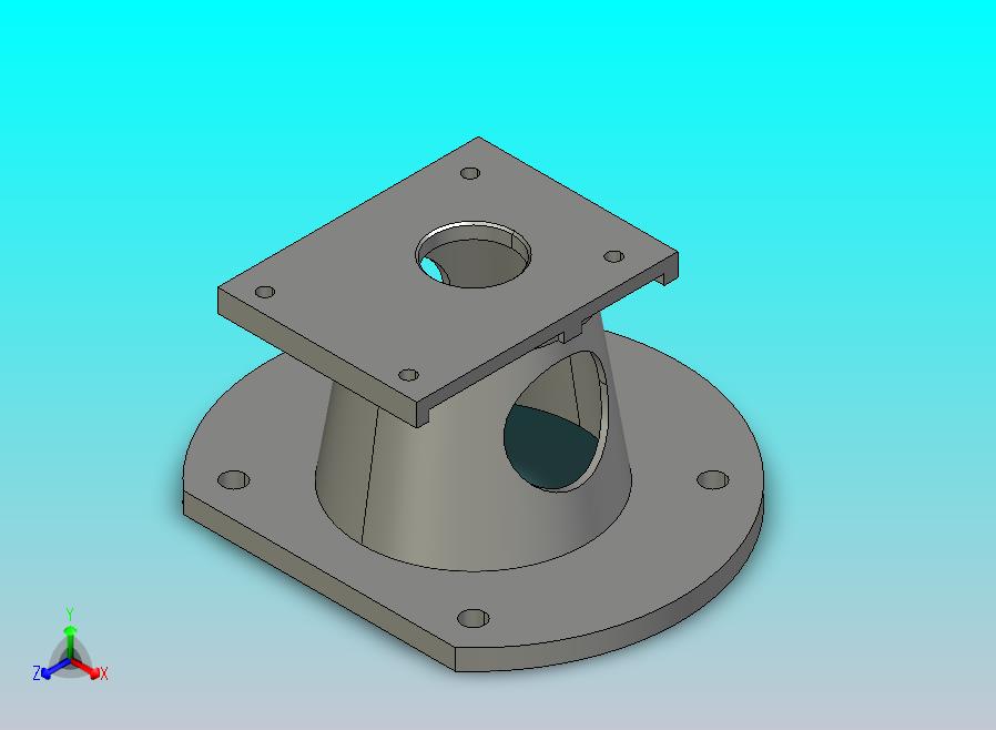 钟形罩PK200-105-38-70x100-4xM8-W-切边