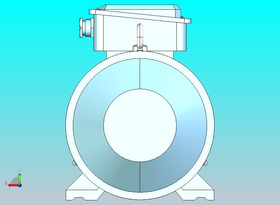 YX3-80～132高效率三相异步电动机-基座带底脚、端盖上无凸缘[YX3-132M1-4]