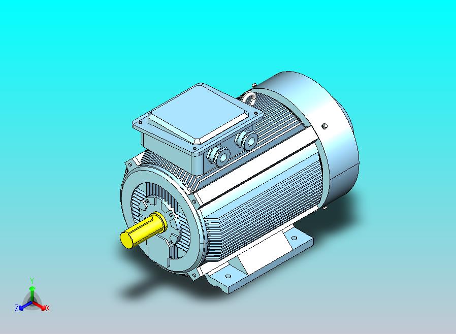 YX3-160～280高效率三相异步电动机-基座带底脚、端盖上无凸缘[YX3-180M-4]