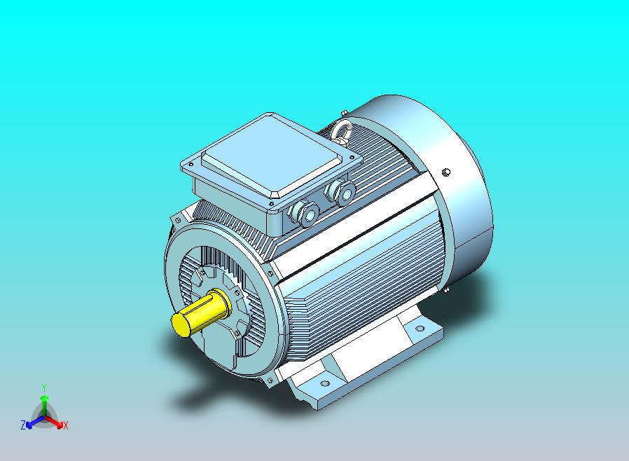 YX3-160～280高效率三相异步电动机-基座带底脚、端盖上无凸缘[YX3-280S-4]