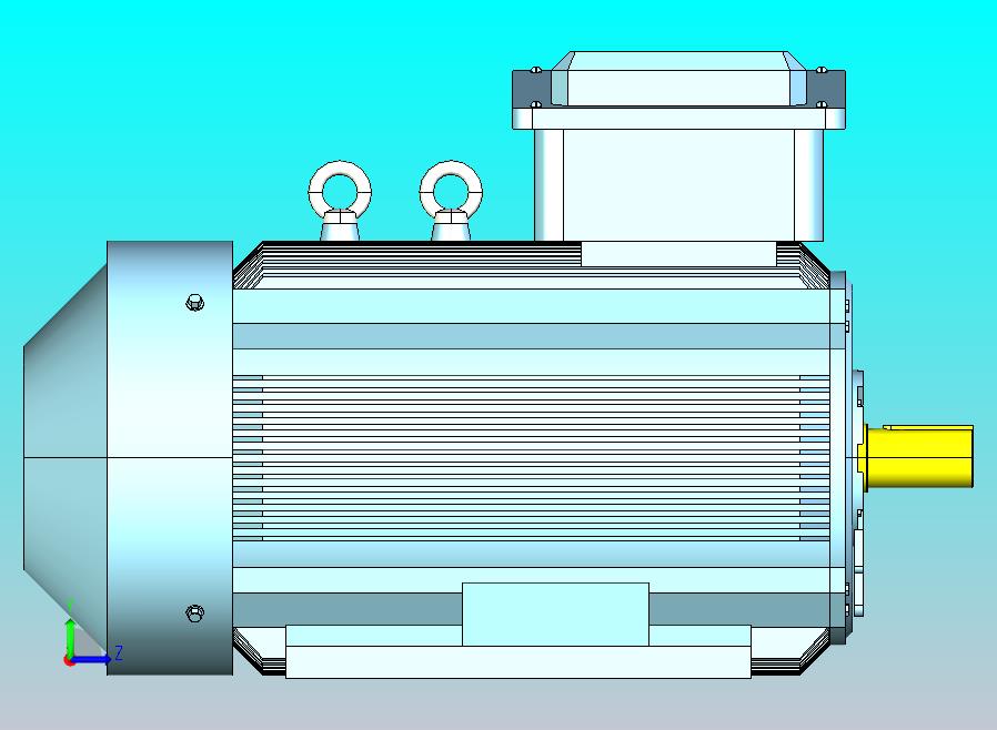 YX3-315～355高效率三相异步电动机-基座带底脚、端盖上无凸缘[YX3-355L-4]