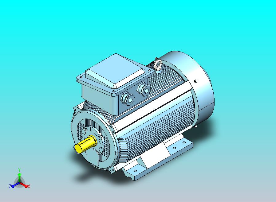 YX3-315～355高效率三相异步电动机-基座带底脚、端盖上无凸缘[YX3-355L-4]