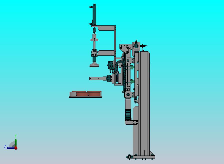 夹持翻转压合机构