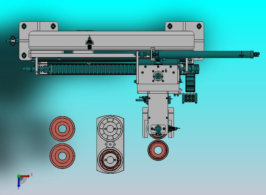 夹持翻转压合机构