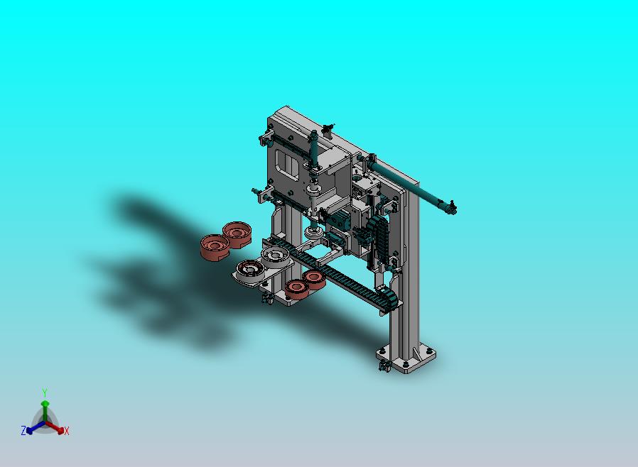 夹持翻转压合机构