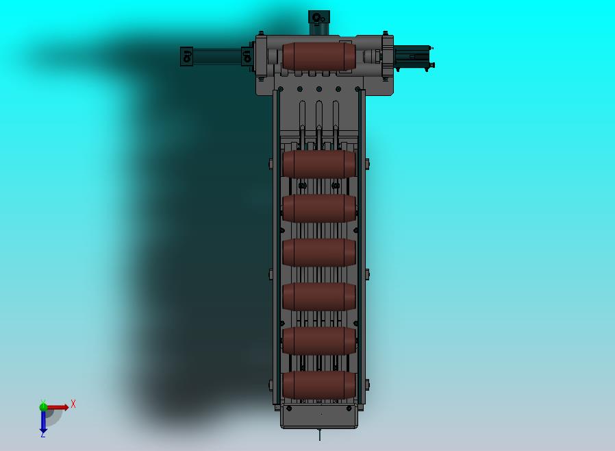 圆柱件递进传输机构