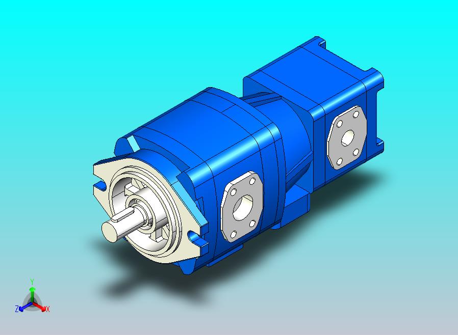 海特克内啮合双泵HG10-50-16-01R-VPC