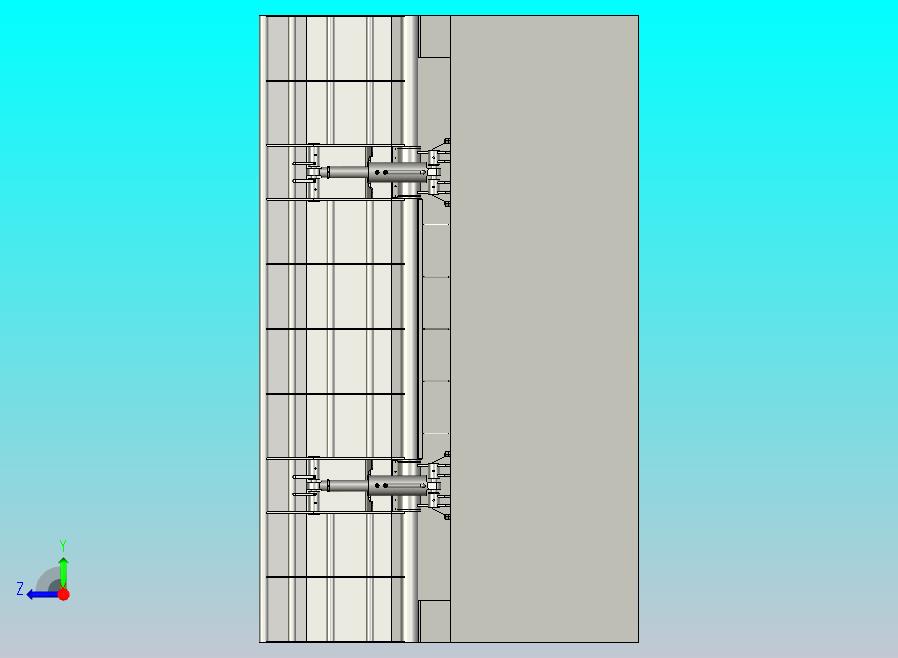 公坝安装立坝体部件