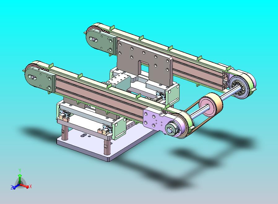 宽度调节皮带线