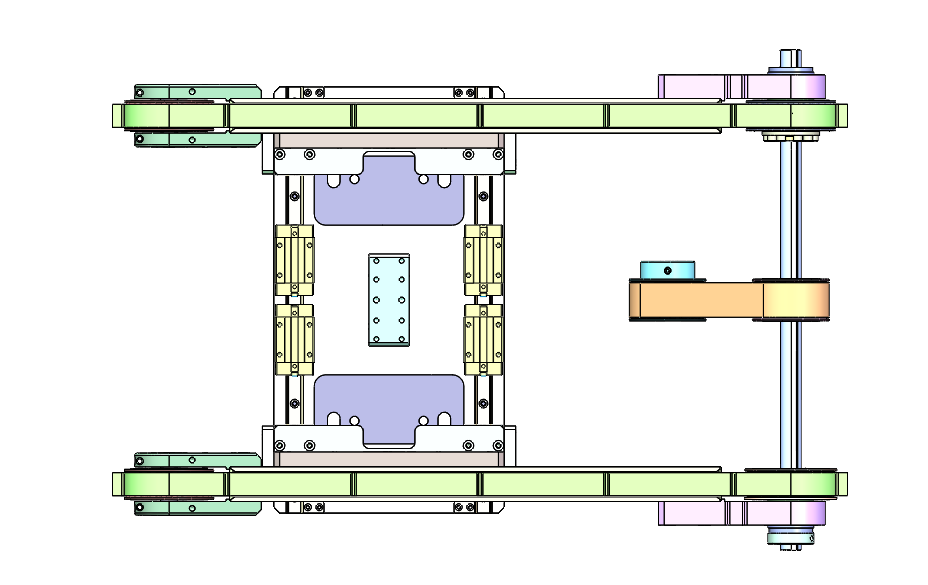 宽度调节皮带线