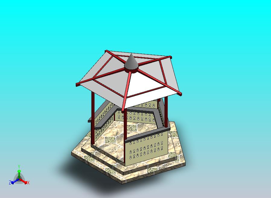 五角大楼花园凉亭