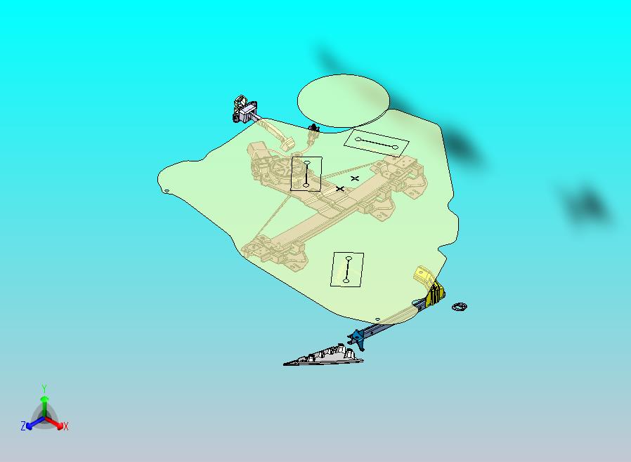 FNA6200001（后门附件装置-左）