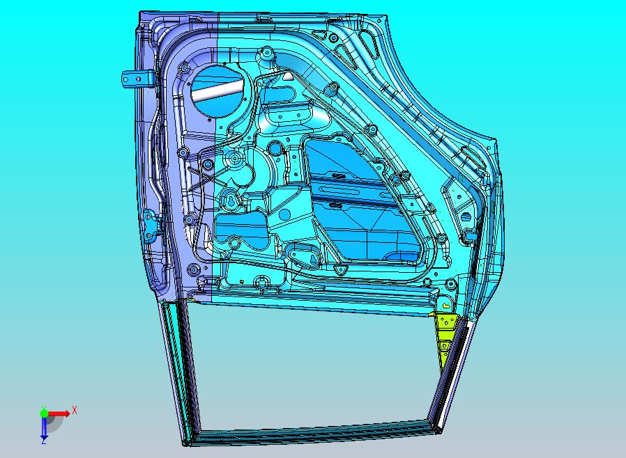 FNA6201001（左后门总成装置）