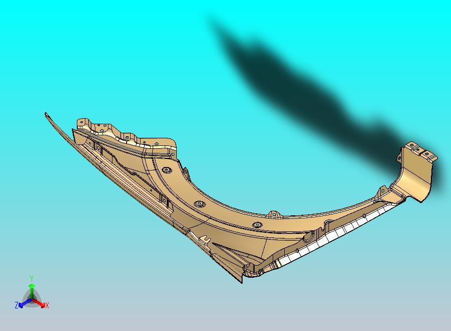 FNA8403001（左翼子板组件装置）