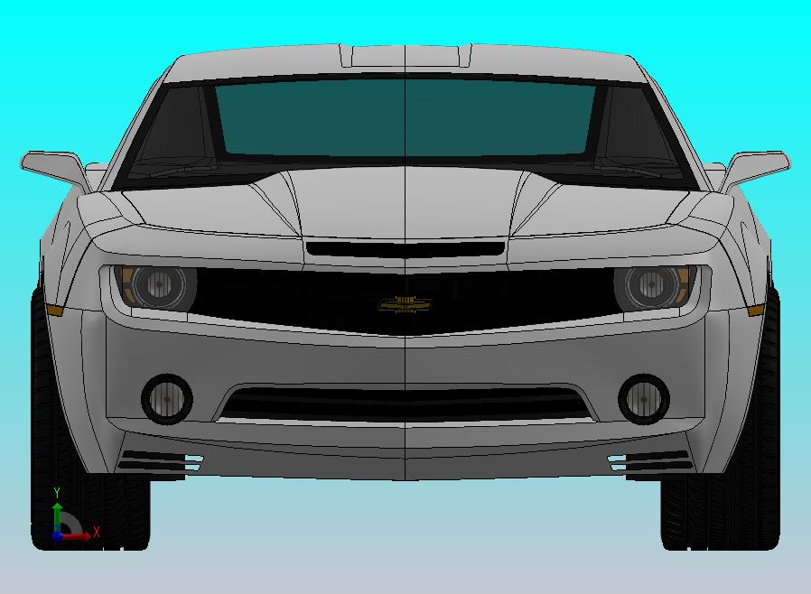 6-雪佛兰 科迈罗 camaro ss SolidWorks stp