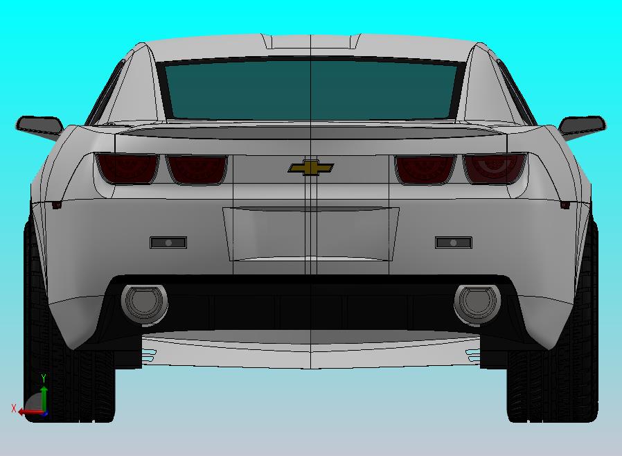 6-雪佛兰 科迈罗 camaro ss SolidWorks stp