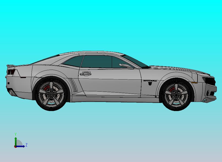 6-雪佛兰 科迈罗 camaro ss SolidWorks stp