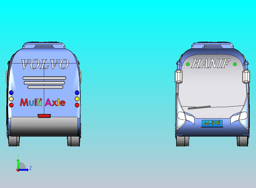 13-沃尔沃 b9r SolidWorks stp