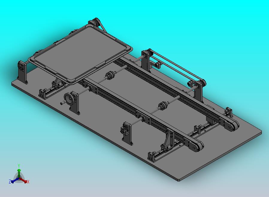 宽度可调输送机构