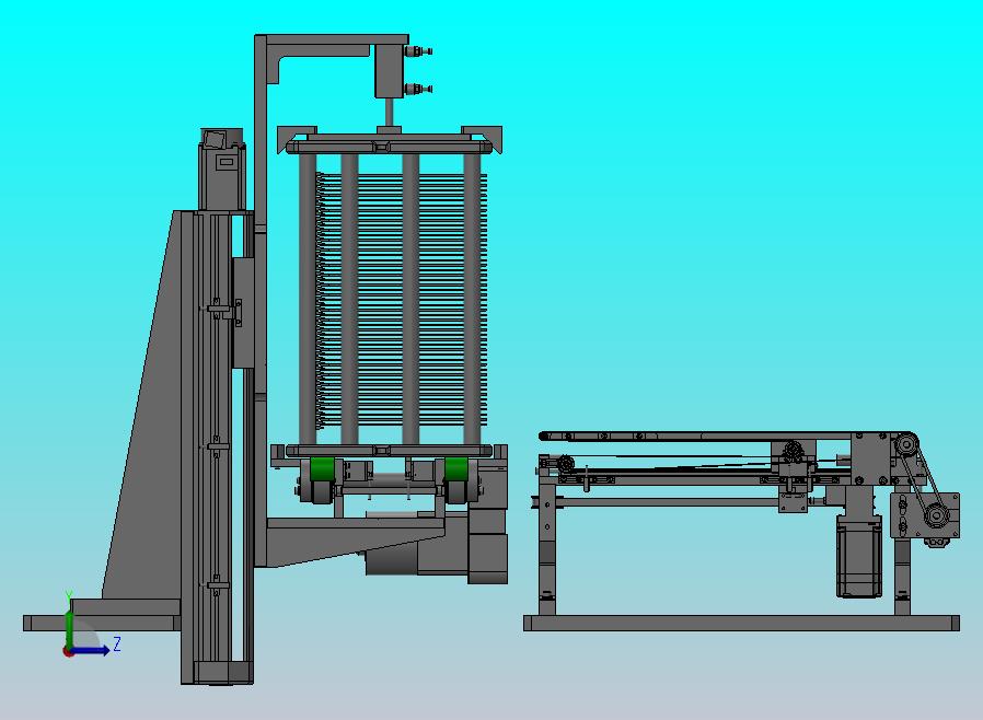 可伸缩皮带上料机构
