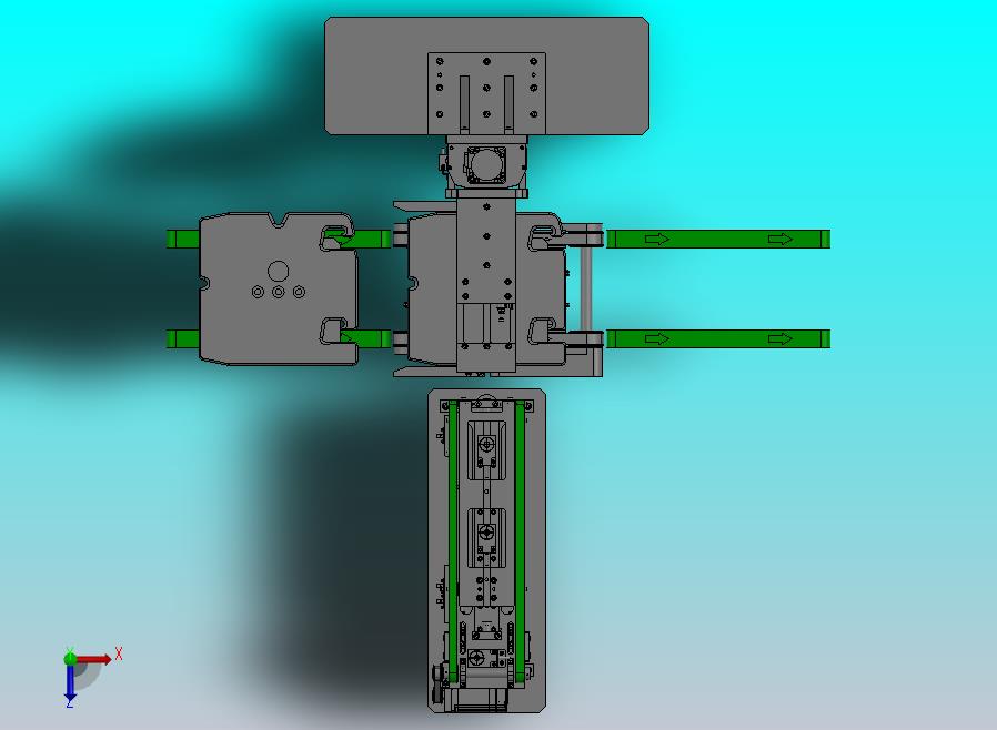 可伸缩皮带上料机构