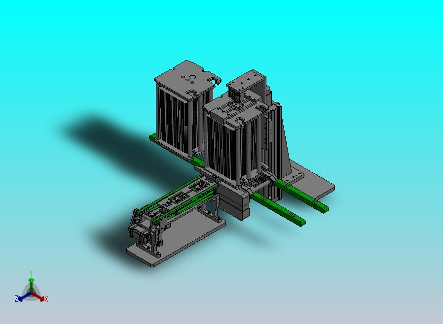 可伸缩皮带上料机构