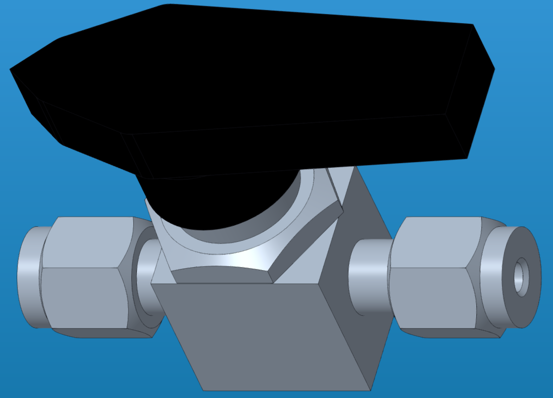 卡套球阀—八分之一