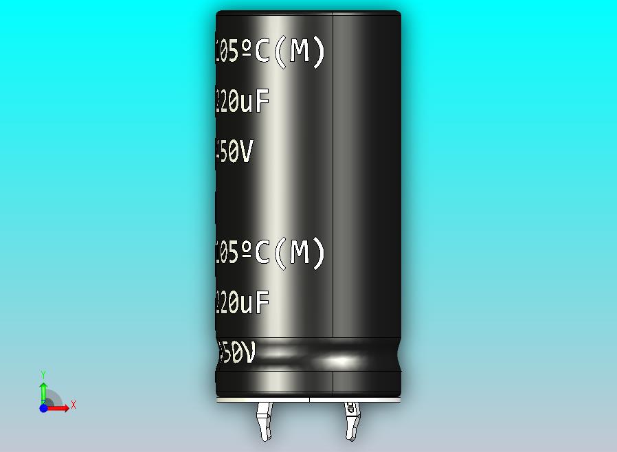 径向电解电容器SNAP-IN 22.2x46.8mm