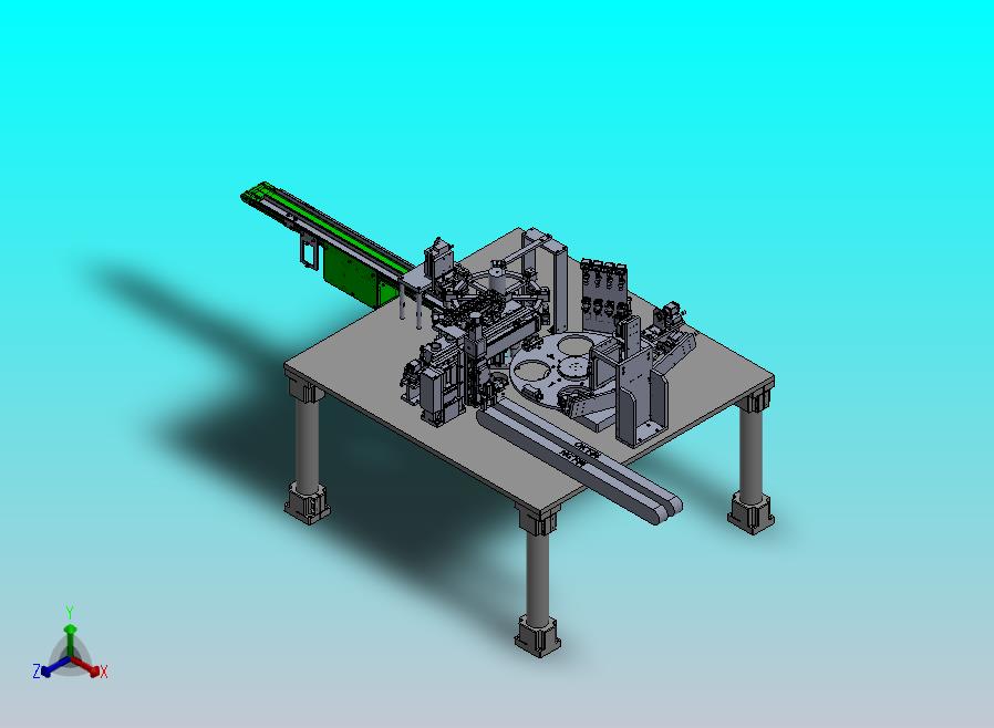 双转盘串联视觉检测机构