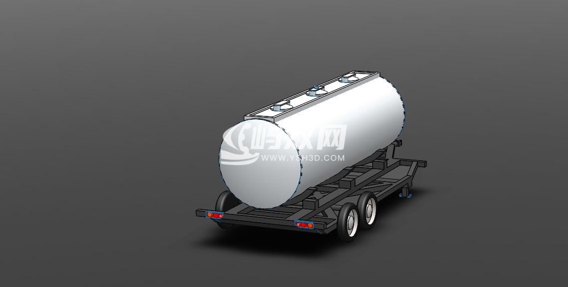 气体罐牵引拖车