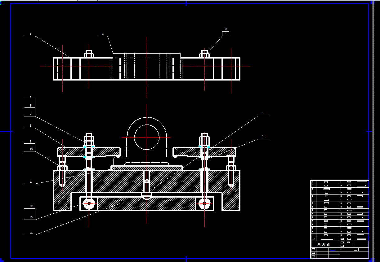 轴承座加工工艺及铣端面夹具设计（全套CAD图+说明书）