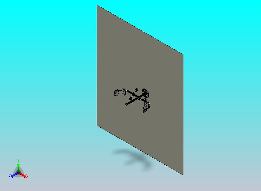 公园跷跷板模型