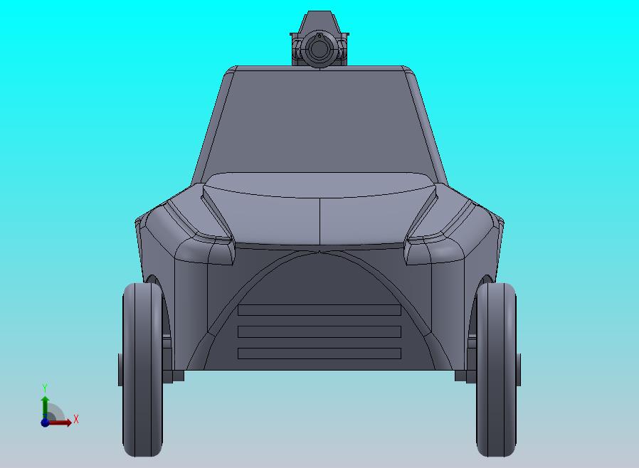 一种火炮车玩具模型设计