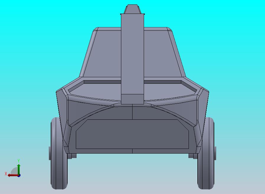 一种火炮车玩具模型设计