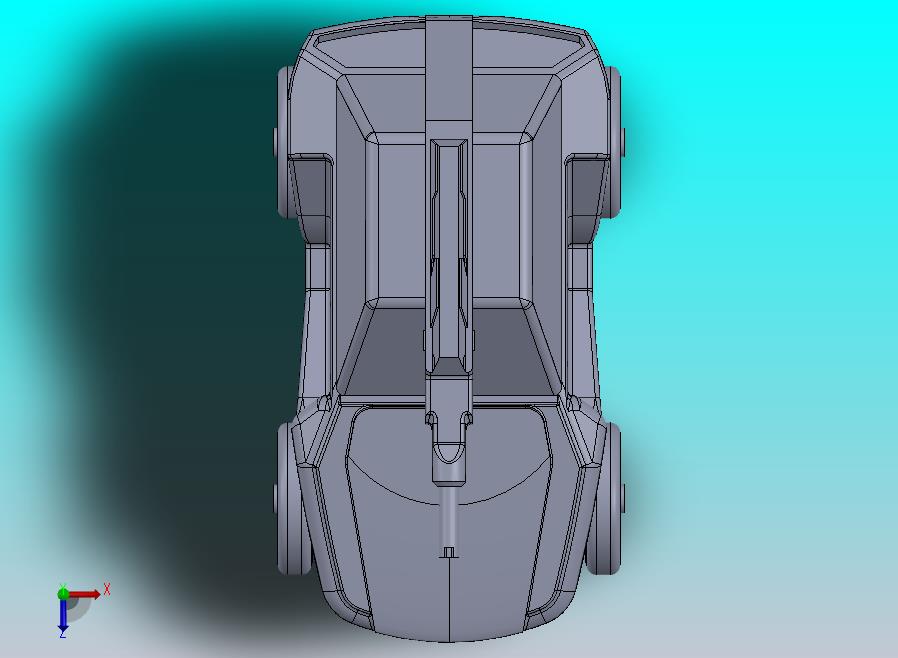 一种火炮车玩具模型设计