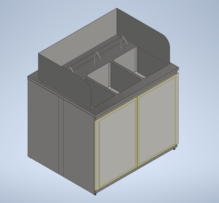 双星水盆柜（台盆水槽）