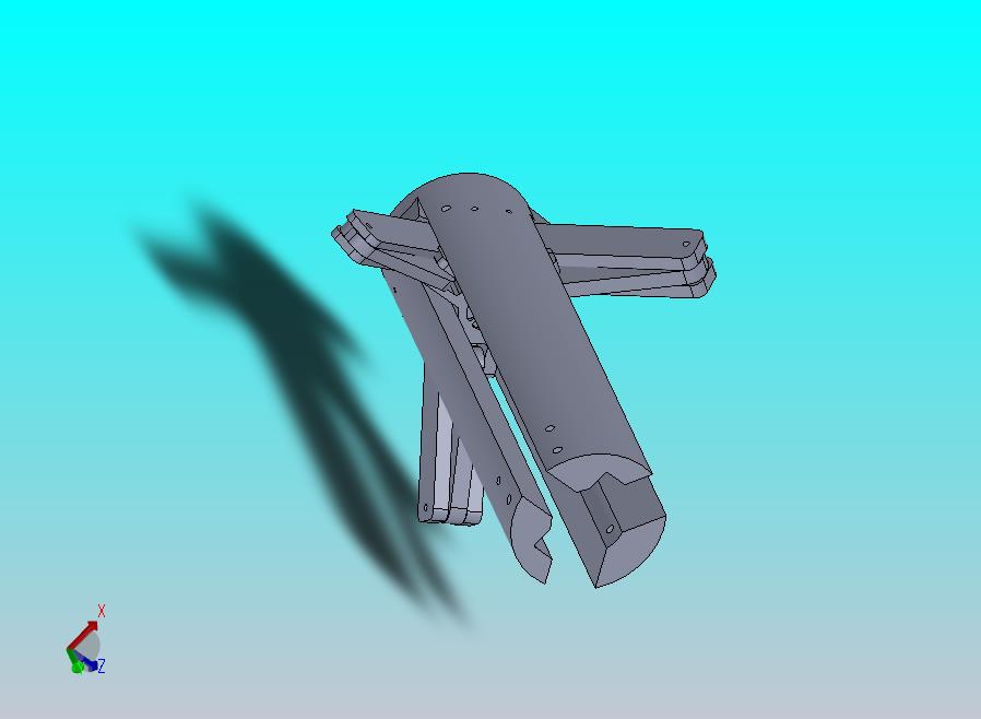 金属渔网的机械夹持机构