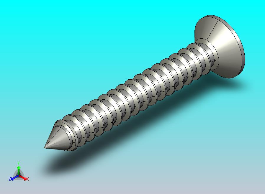 FXS 沉头平头攻丝螺钉